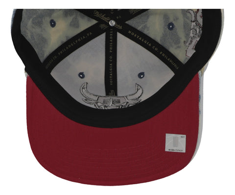 Gorra Mitchell & Ness Nba Acid Wash Snap Bulls Azul Unitalla