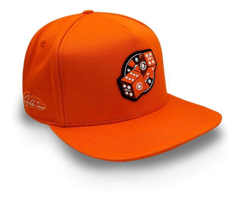Gorra All In Dados Snap Back Naranja Unitalla