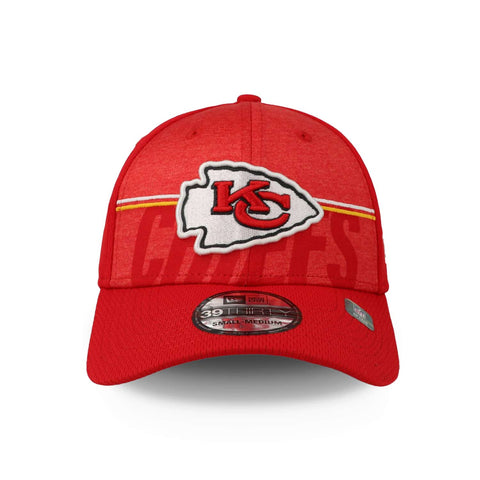 Gorra New Era 39 Thirty NFL Chiefs Training 23 Rojo Cerrada