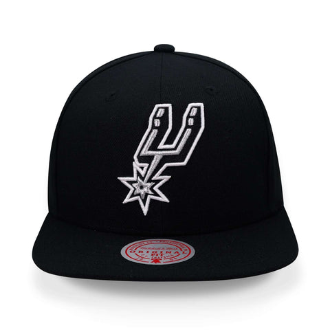 Gorra Mitchell & Ness NBA Core Basic Spurs Negro Unitalla