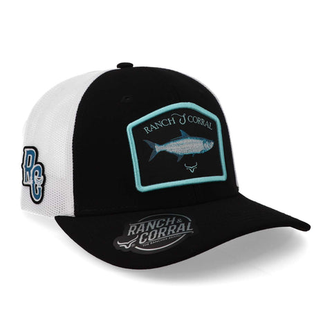 Gorra Ranch & Corral Tarpon 07 Rcfs7 Negro Bco Unitalla