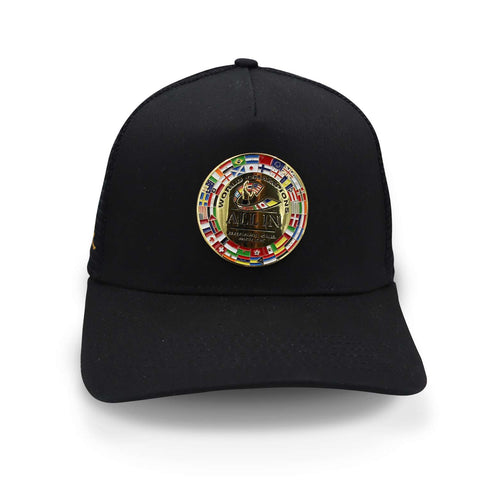 Gorra All In Uppercut Negro Trucker Unitalla