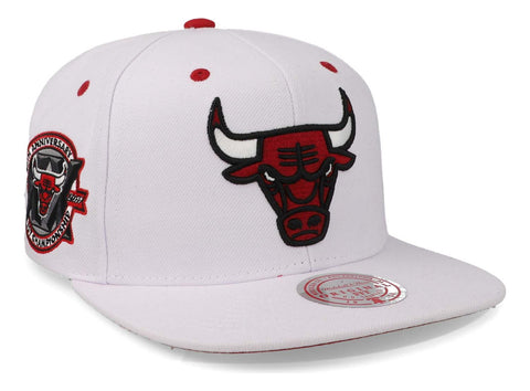 Gorra Mitchell & Ness Nba Bulls Boston Blanco Unitalla