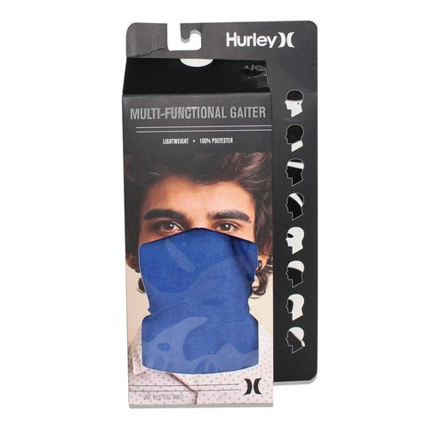 Mascarilla Hurley Multifuncional Azul Unitalla
