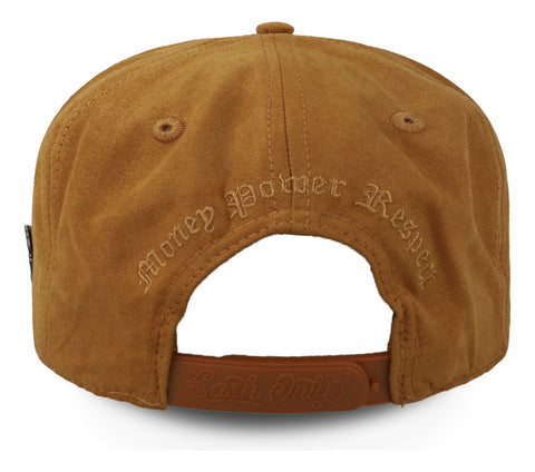 Gorra Cash Only Los Angeles Gamuza Cafe Plana 1009 Unitalla