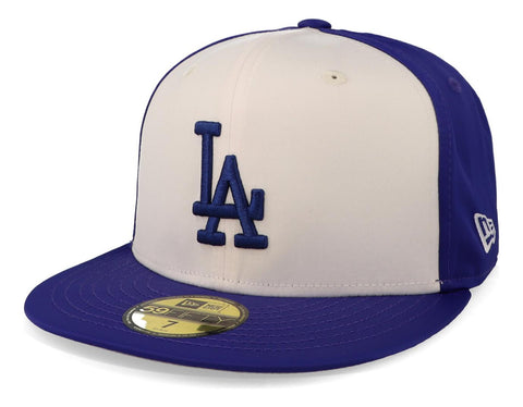 Gorra New Era 59 Fifty MLB Dodgers Satin E3 Azul Cerrada
