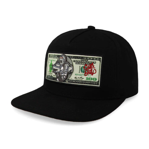 Gorra Cash Only Gorila Dollar Negro Unitalla