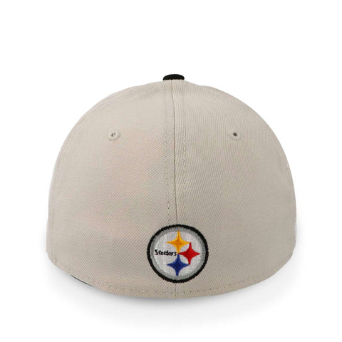 Gorra New Era 39 Thirty NFL Steelers Draft 23 Beige Cerrada