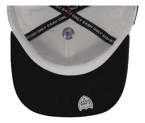 Gorra Cash Only 23 Skull Negro & Blanco Unitalla