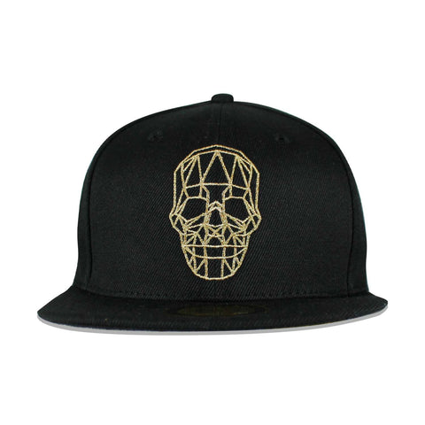 Gorra Malandro Snapback Famous II Negro/Dorado Unitalla