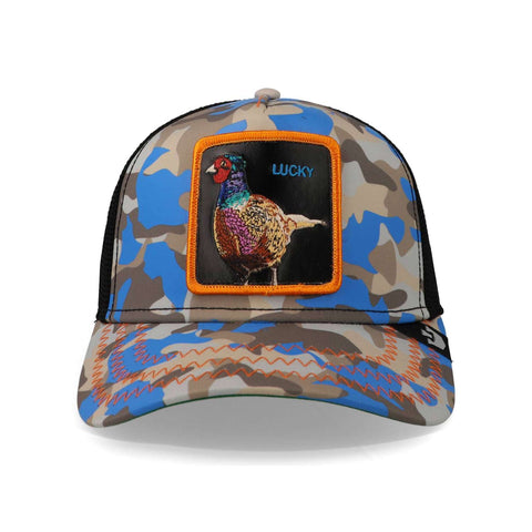Gorra Goorin Bros Luck Stays Down Azul Camo Uni