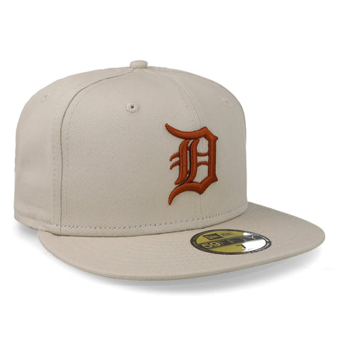 Gorra New Era 59 Fifty MLB Tigers Essential Blanco Cerrado