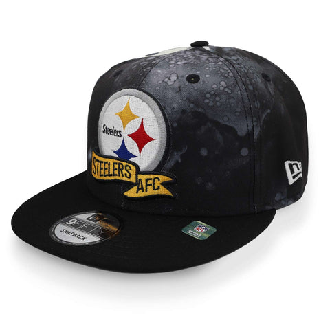 Gorra New Era 9Fifty NFL Steelers Sideline Shield Negro