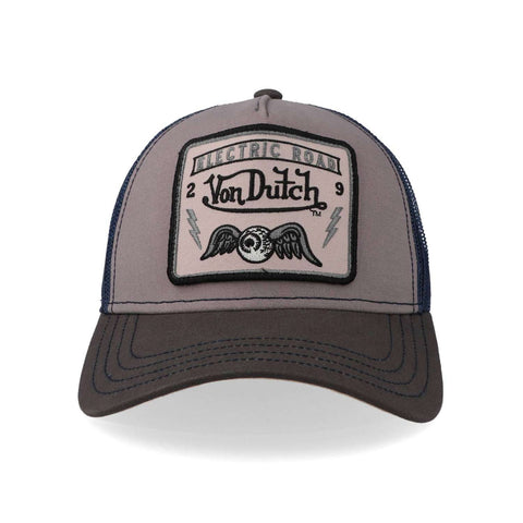 Gorra Von Dutch 016265 Square Trucker Gris Unitalla