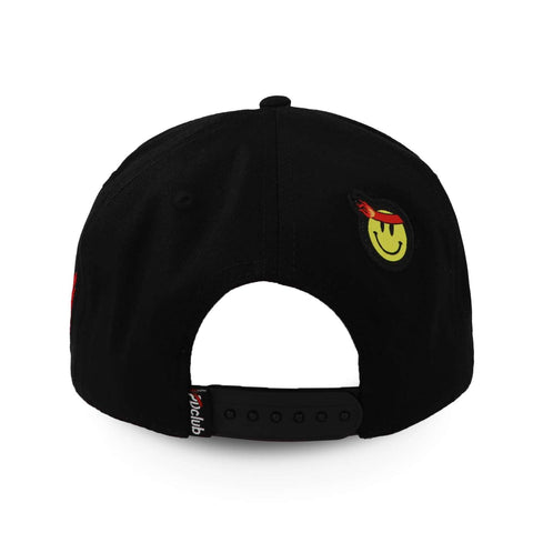 Gorra Problematic Chiquete Oso Trucker Negro Unitalla