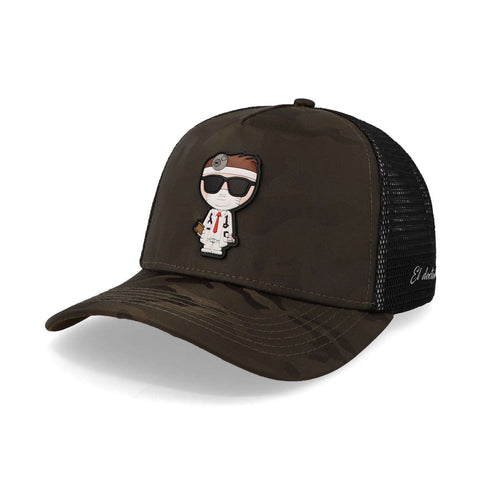 Gorra Viacci Doctor Trucker Camo Cafe Unitalla