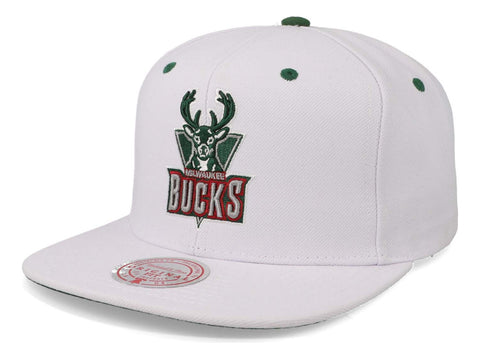 Gorra Mitchell & Ness Nba Bucks Milwaukee Blanco Unitalla