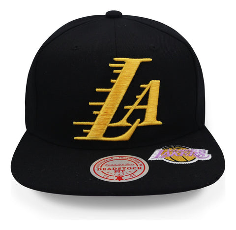 Gorra Mitchell & Ness Nba Dead Remix Deadstock Lakers Negro