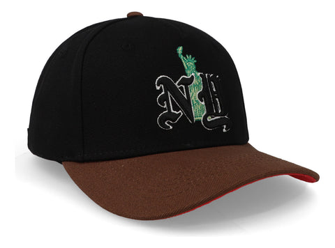 Gorra Overrated New York Statua Negra Café Str Negro Unitall