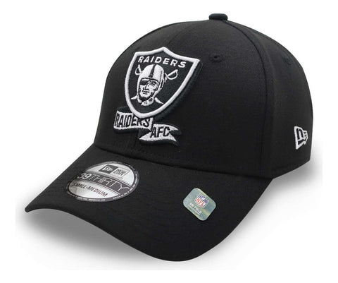 Gorra New Era 39 Thirty NFL Raiders Sideline 22 Negro Cerrada