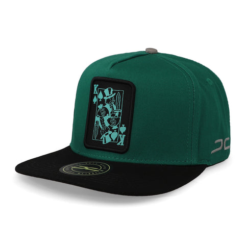 Gorra Jc Hats King Card 1848 Verde Unitalla