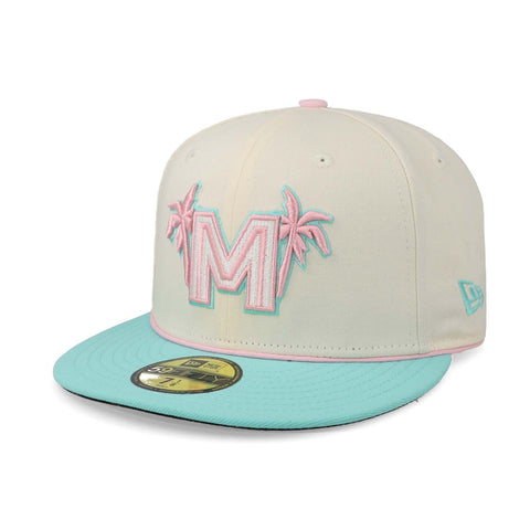Gorra New Era  59 Fifty México Serie del Caribe Trng 24 Blanco Cerrada