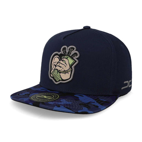 Gorra Jc Hats Hi Money 1676 Azul Camo Unitalla