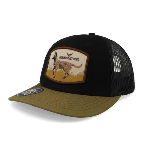 Gorra Ranch & Corral Dog Breeds Shepherd Negro Unitalla