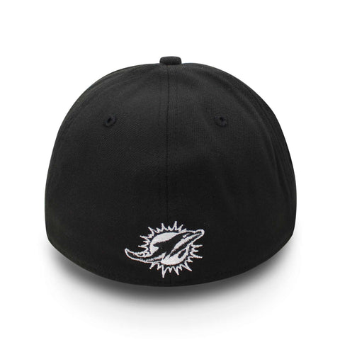 Gorra New Era 39 Thirty NFL Dolphins Sideline Negro Cerrada