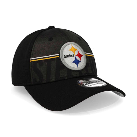 Gorra New Era 39 Thirty NFL Steelers Training 23 Cerrada