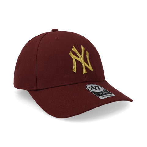 Gorra '47 MLB Yankees Metallic MVP Guinda Unitalla