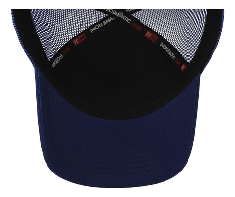 Gorra Problematic Chiquete Paperplane Malla Azul Pma Azul Un
