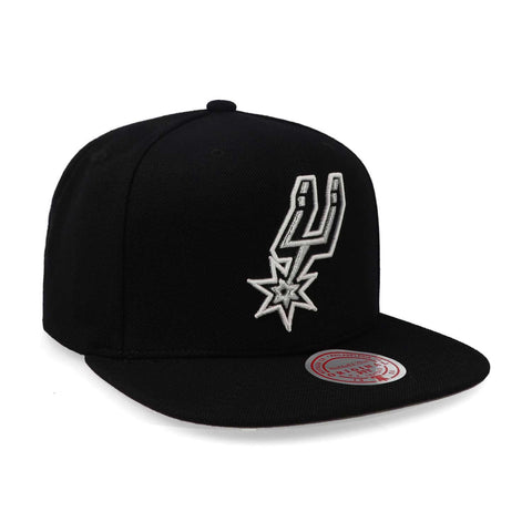 Gorra Mitchell & Ness NBA Team Ground Snap Spurs Negro Uni