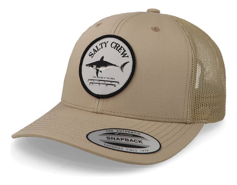 Gorra Salty Crew Bruce Retro 35035303 Trucker Caqui Unitalla