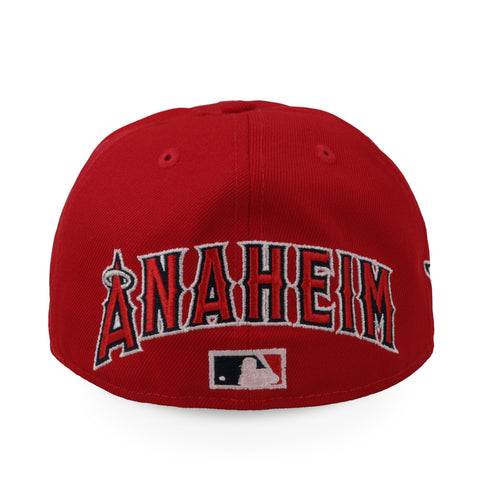 Gorra New Era 59 Fifty MLB Angels Upside Down Rojo Cerrada