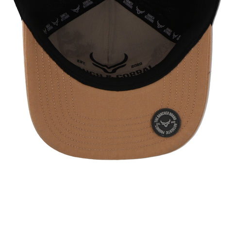 Gorra Ranch & Corral Retro 12 Negro/Beige Unitalla