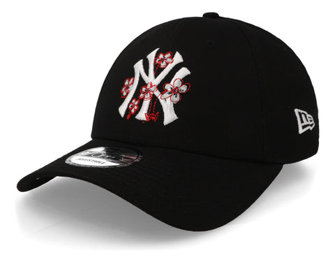 Gorra New Era 9 Forty MLB Yankees Flower Icon Negro Unitalla