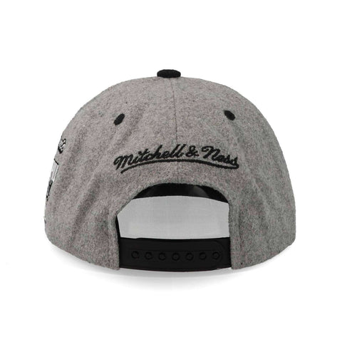 Gorra Mitchell & Ness NBA Patch Snap Hwc Spurs Gris Uni
