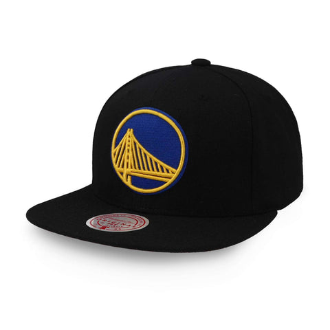 Gorra Mitchell & Ness NBA Core Basic Snap Warriors Negro Uni