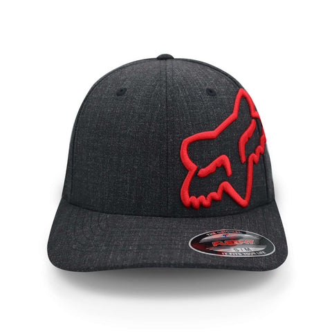 Gorra Fox Clouded Flexfit Gris/Rojo