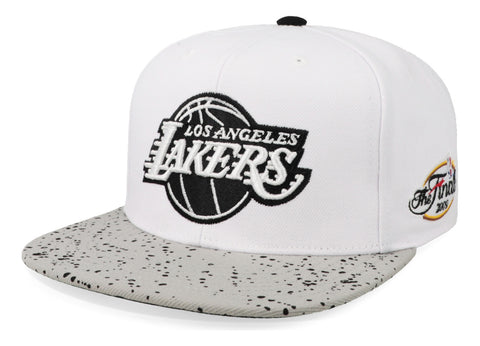 Gorra Mitchell & Ness Nba Cement Top Lakers Los Ángeles Gris