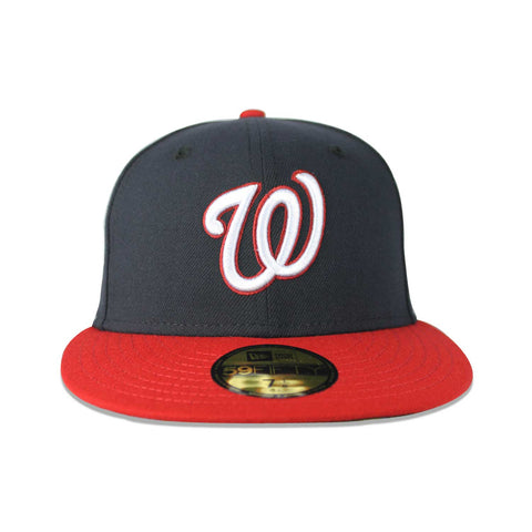 Gorra New Era 59 Fifty MLB Washigton Alterno Azul/Rojo