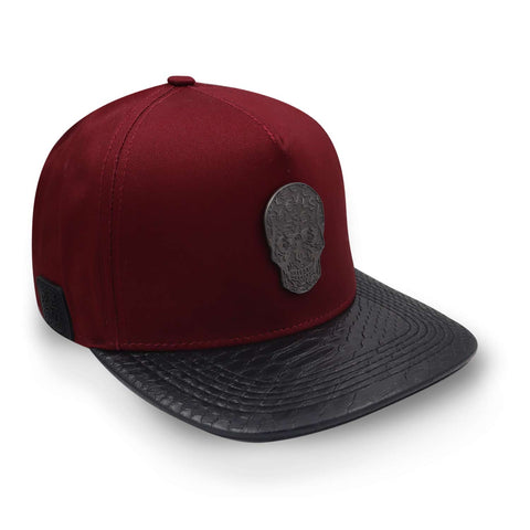 Gorra Cash Only Snapback Skull Vino Unitalla