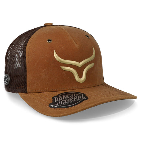 Gorra Ranch & Corral Basic 04 Rccb04 Cafe Unitalla