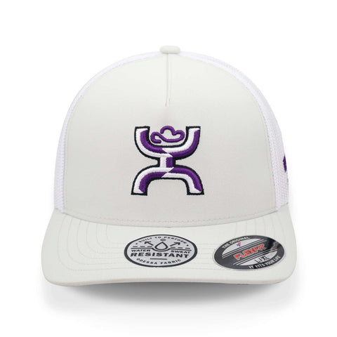 Gorra Hooey Flexfit Cap With Hooey Logo Blanco Cerrada