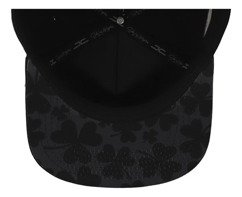 Gorra Jc Hats 2167 Trebol Black On Black Unitalla
