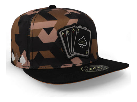 Gorra Jc Hats 2264 Poker Camo Cafe Unitalla