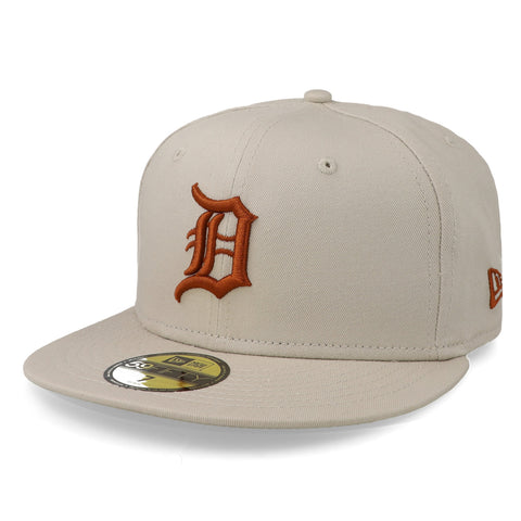 Gorra New Era 59 Fifty MLB Tigers Essential Blanco Cerrado