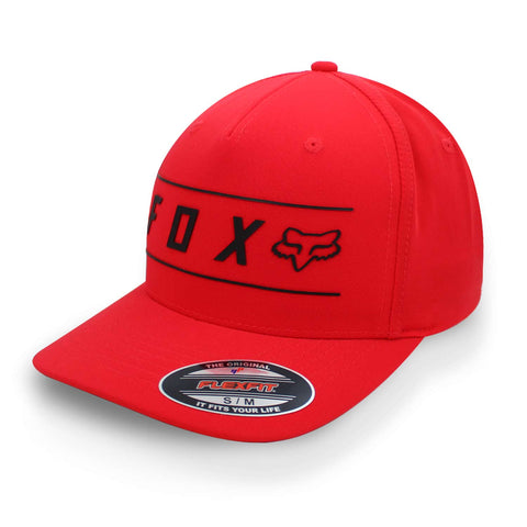 Gorra Fox Flexfit Pinnacle Rojo 28992 Cerrada