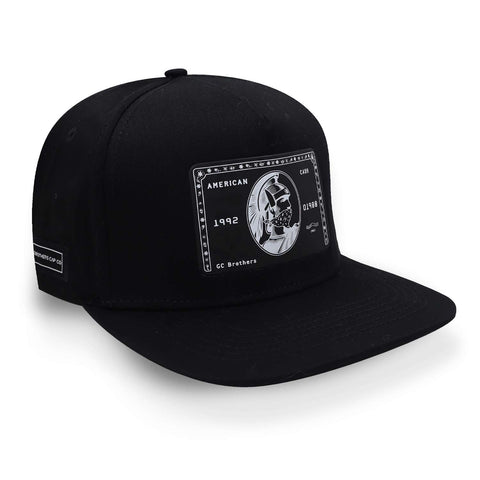 Gorra Gc Brothers Amex 5 Panel Snapback Negro Unitalla